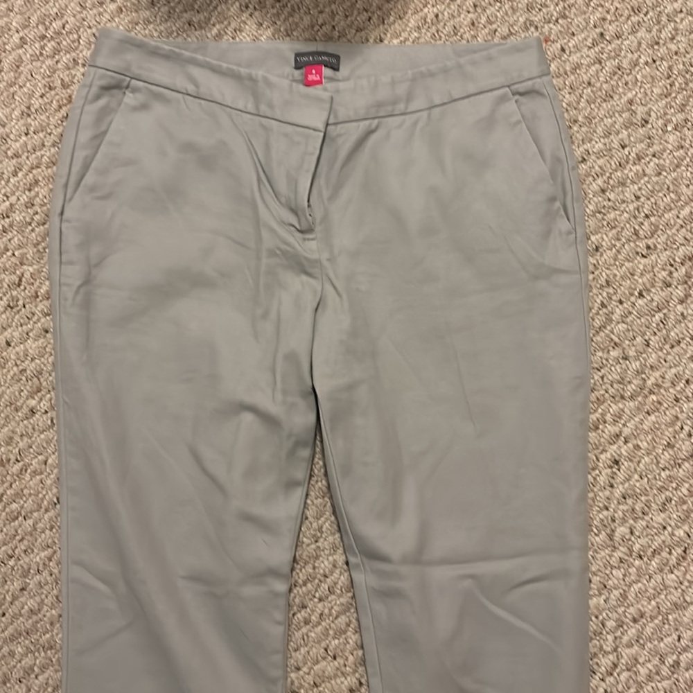 Vince Camuto Grey Straight Leg Pants